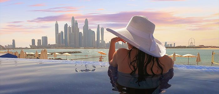 Luxury holiday in Dubai, United Arab Emirates.