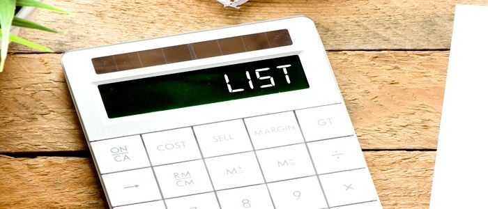 travel hacks - make a list