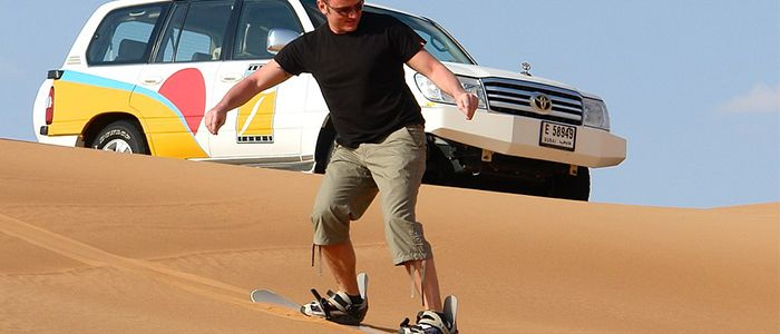 Dune bashing in Dubai
