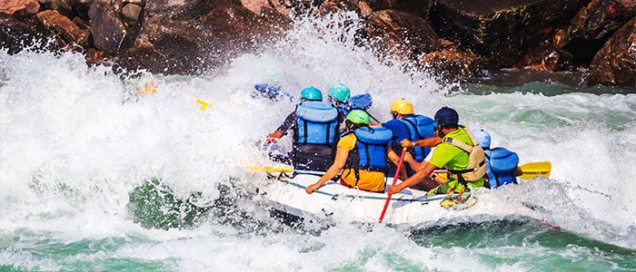 Most thrilling adventure trips with White River Rafting, India.