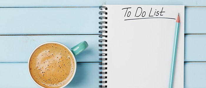 make a list.