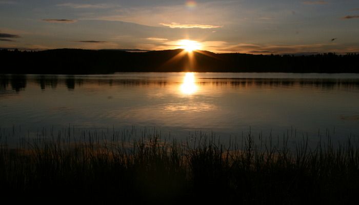 Admire the Midnight Sun, Lake Inari