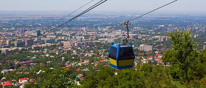 Cable Car Ride in Almaty