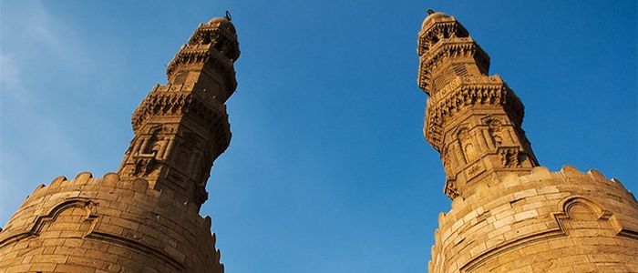 views of historic Cairo from Bab Zuweil’s Minarets