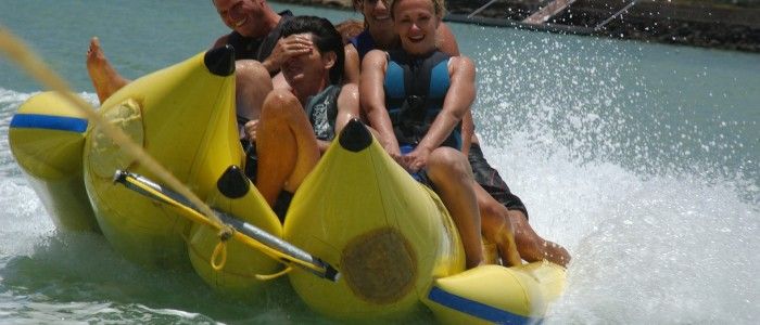 things to do in Maldives - Banana boat ride