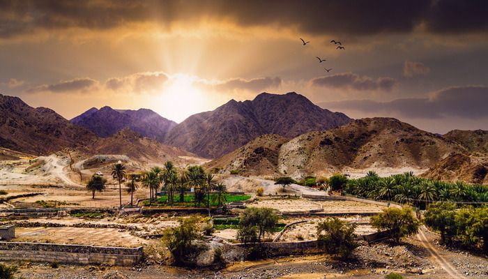 Biking at Fujairah adventure park