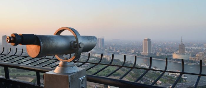 Historic sightseeing from the Cairo Tower