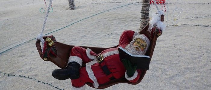 Christmas beach party