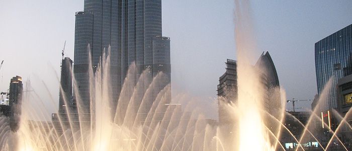 Dubai fountain show