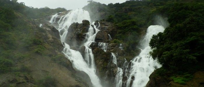 Things to do in India - Dudhsagar falls