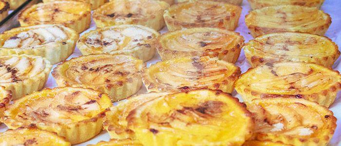 Egg tart Portuguese dish