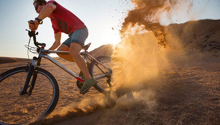 Exhilarating Mountain Bike Ride