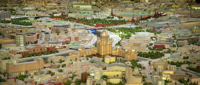 Moscow model tiny replica