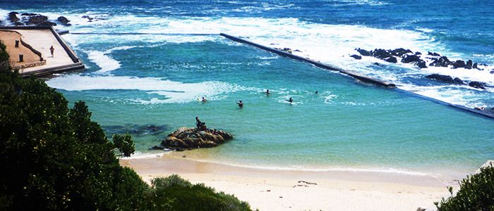 Tidal Pools on the beaches in Cape Town