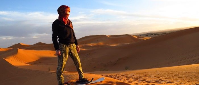 sandboarding sahara desert
