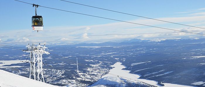 Skiing sweden