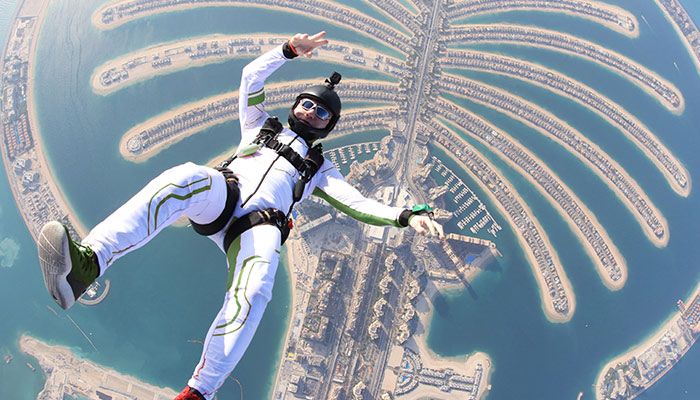 Skydive Over the Palm, things to do in Palm jumeirah Dubai