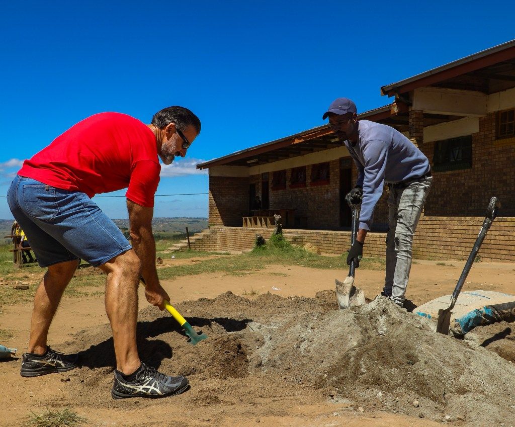 Building bridges, one walkway at a time! The Travelwings team joins hands to revamp the play area ramp, fostering inclusivity and accessibility for all.