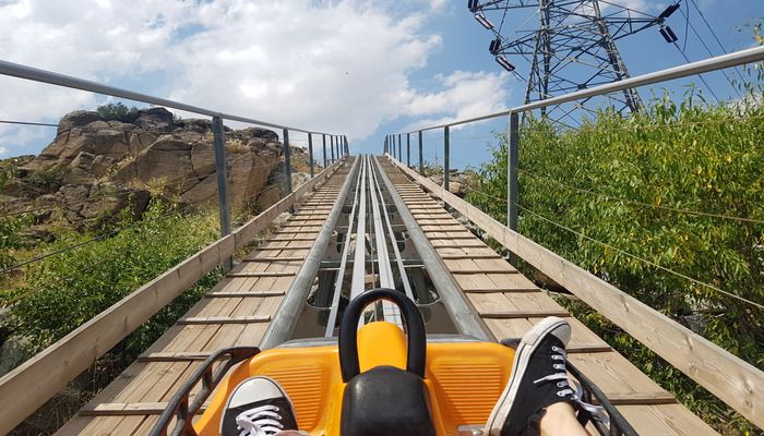 Toboggan in Jebel Jais