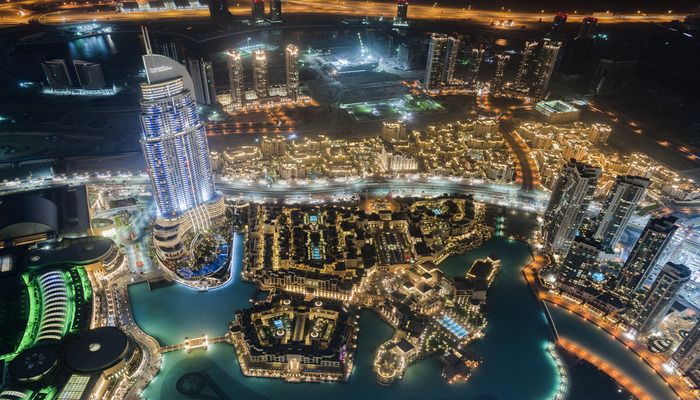View from the Top of Burj Khalifa