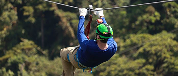 Ziplining