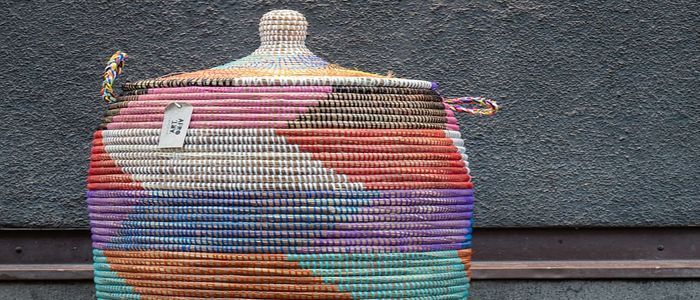 Morocco Shopping Guide: Colorful Woven Baskets