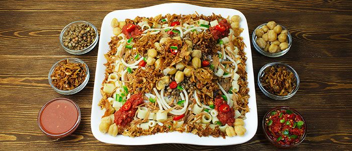 things to do in Egypt- koshari dish