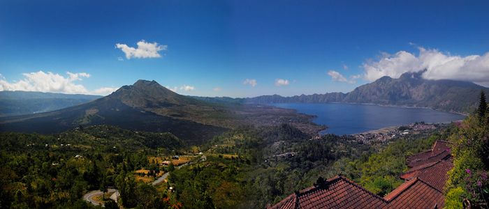 mount and lake batur ubud bali