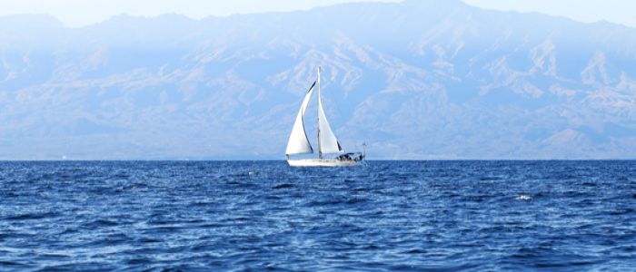 sailing in the sea near sal