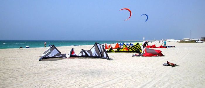 surfing and adventure sports at dubai beach