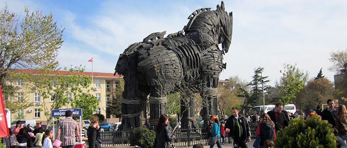 trojan wooden horse