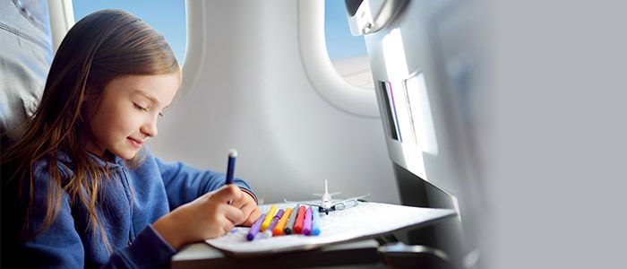 travel information when flying via Emirates - unattended minors
