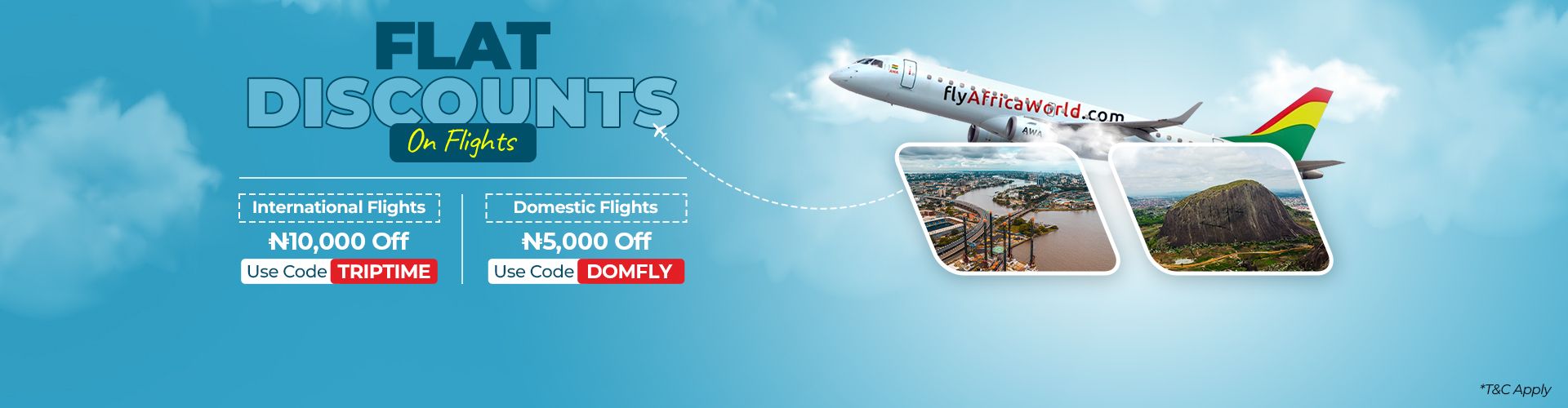 Africa World Airlines Flight Booking AW