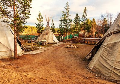 Authentic Saami Village