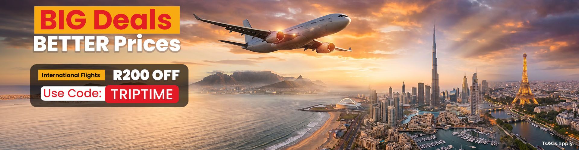 Cheap Flights Deals from South Africa