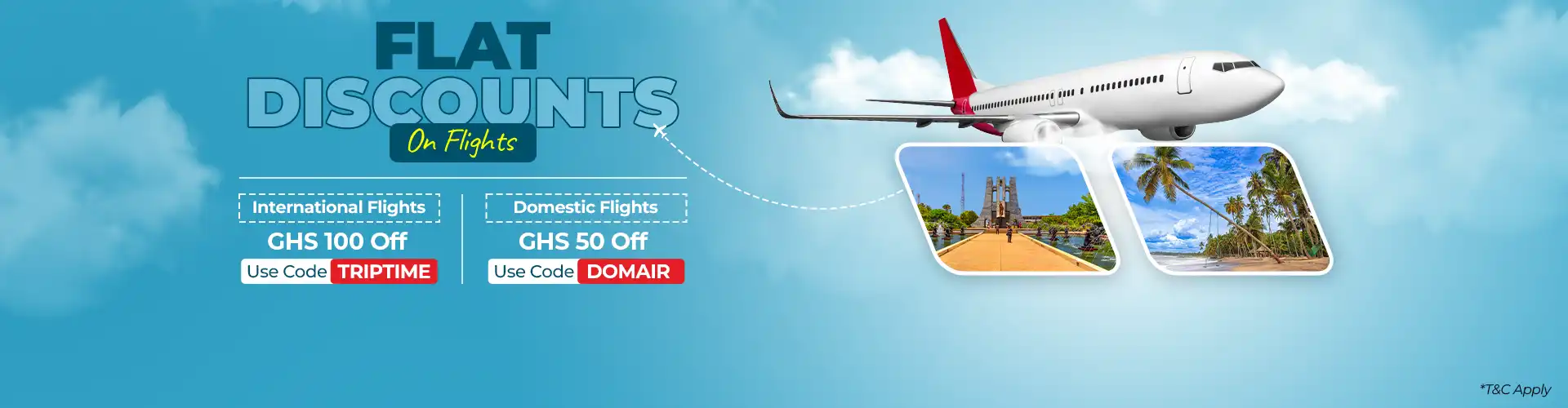 Cheap Flights Deals from Ghana