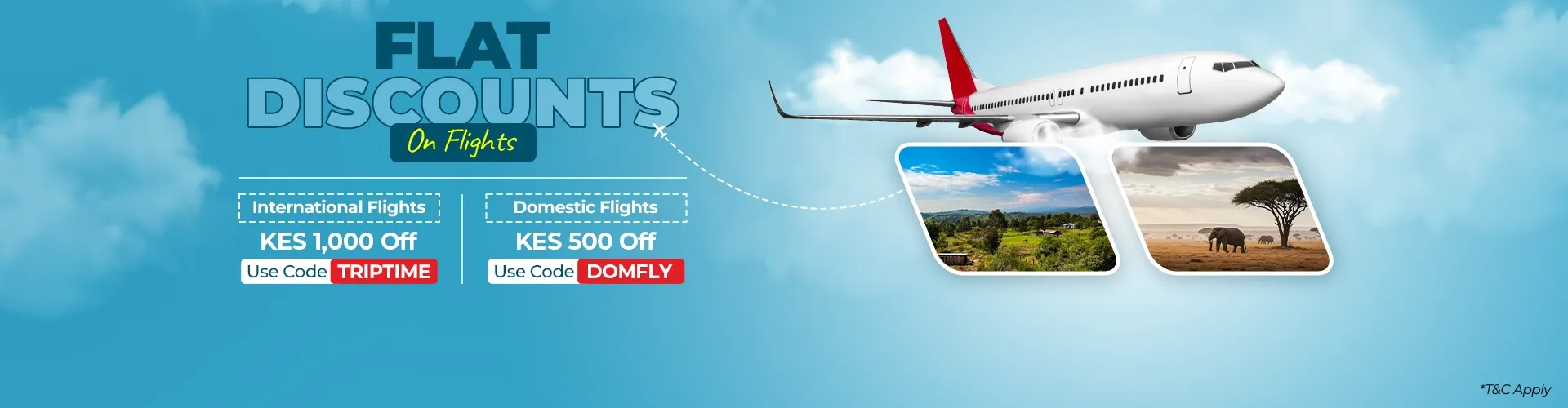 Cheap Flights Deals from Kenya