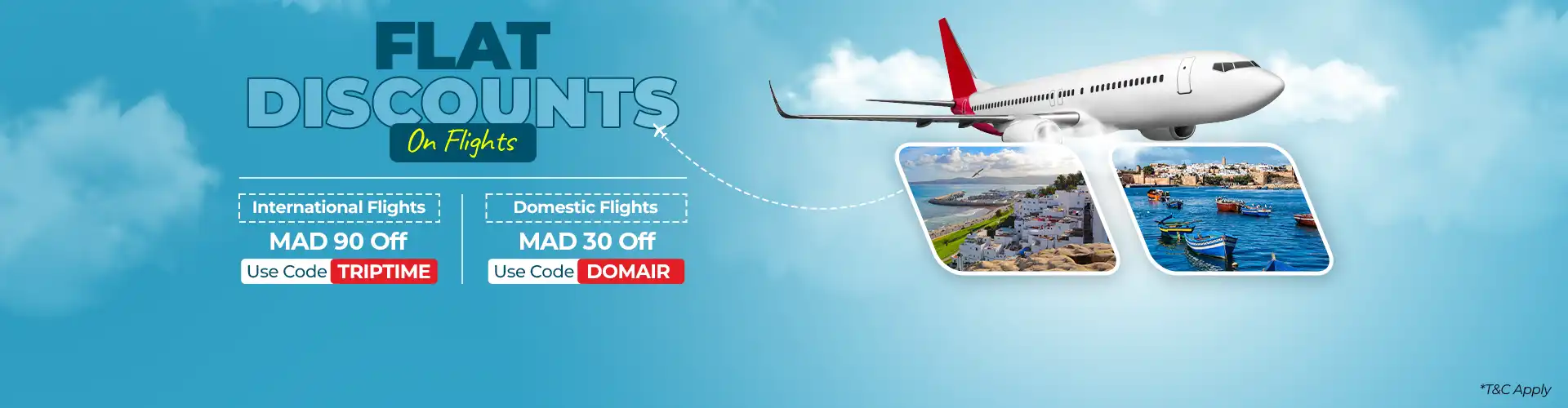Cheap Flights Deals from Morocco 