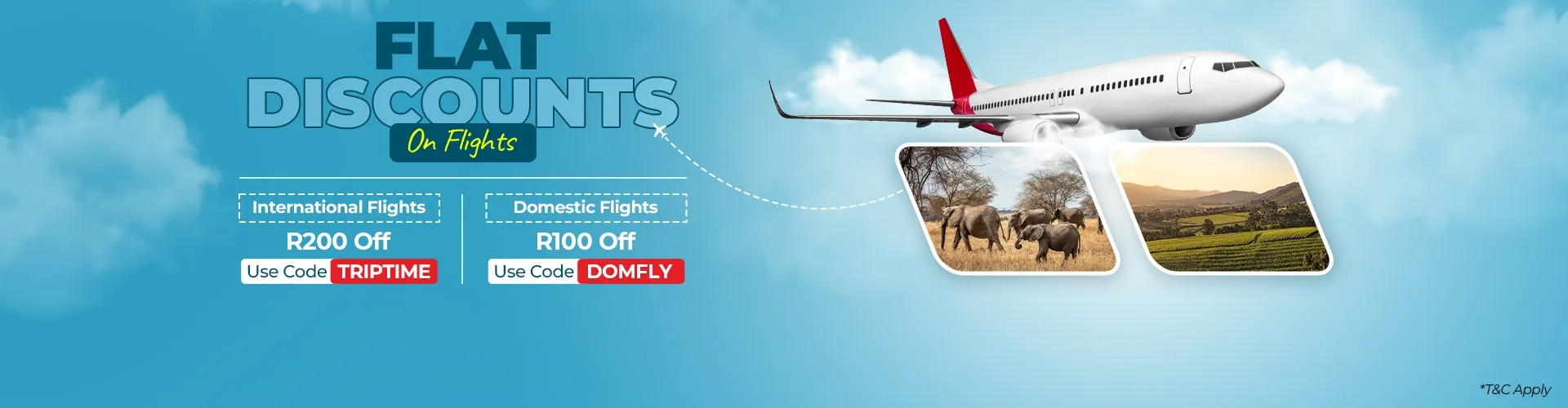 Cheap Flights Deals from South Africa