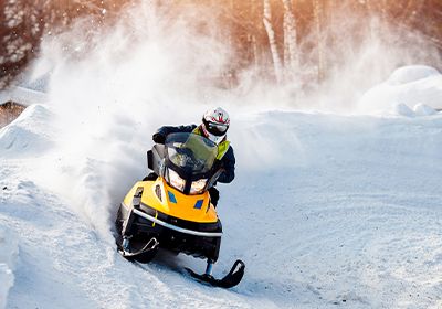 Fascinating Snow Mobile Safari