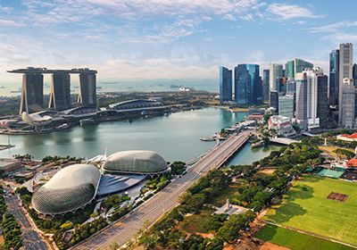Singapore Skyline In A Glance