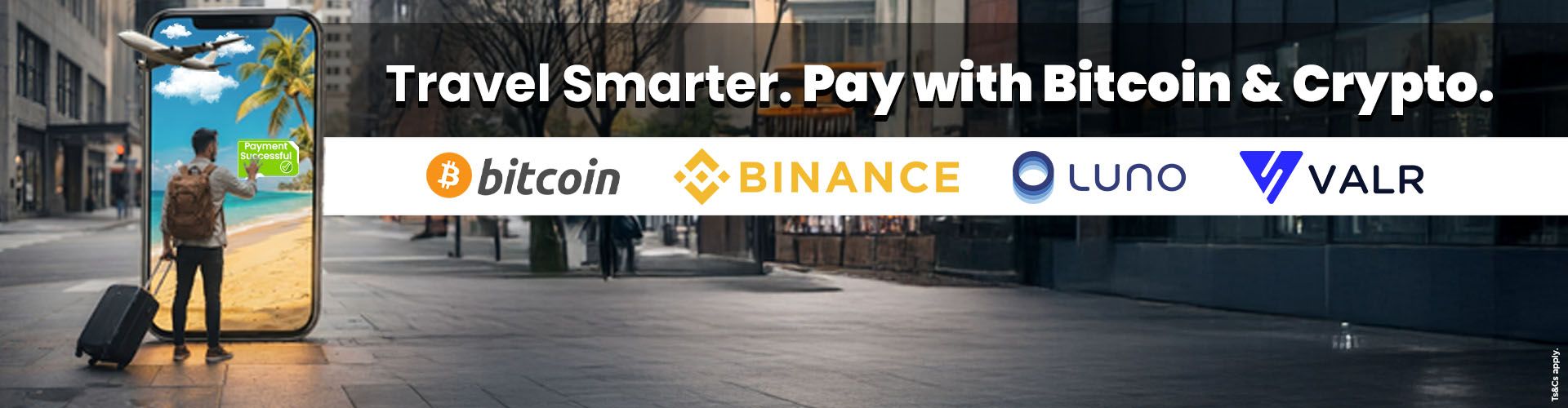 Book Flights With Bitcoin & Crypto in South Africa | Travelwings