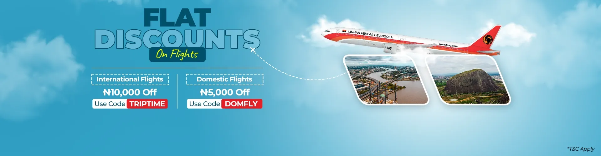 AAG Angola Airlines Flight Booking DT