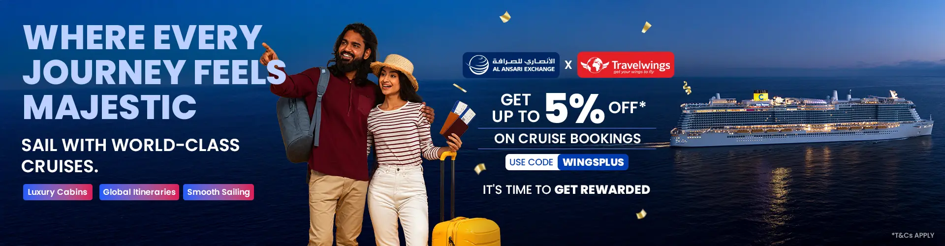 Exclusive UAE Travel Deals × Al Ansari Exchange Cruises