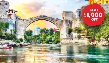 Discover Sarajevo Travnik Mostar and Bijambare Combo Tour