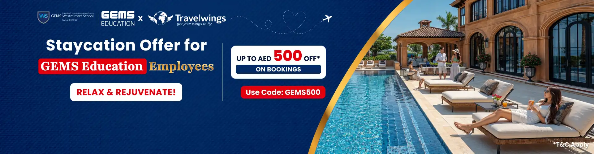 Special Staycation offer for Gesms Education