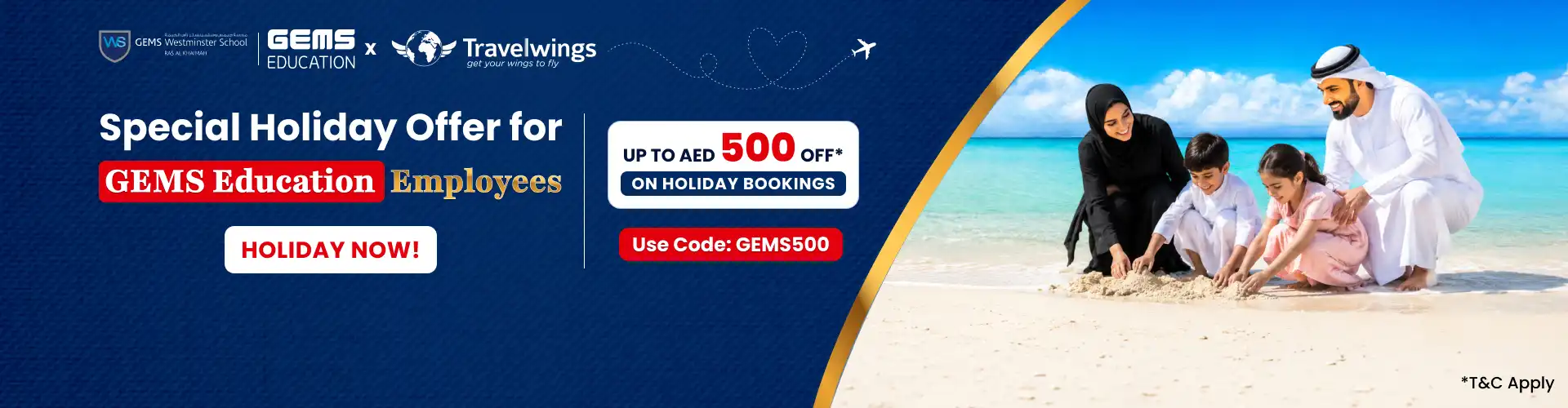 Special Holiday offer for Gesms Education