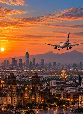 New York to Mexico City