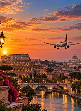 New York to Rome